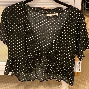 Polka dot blouse